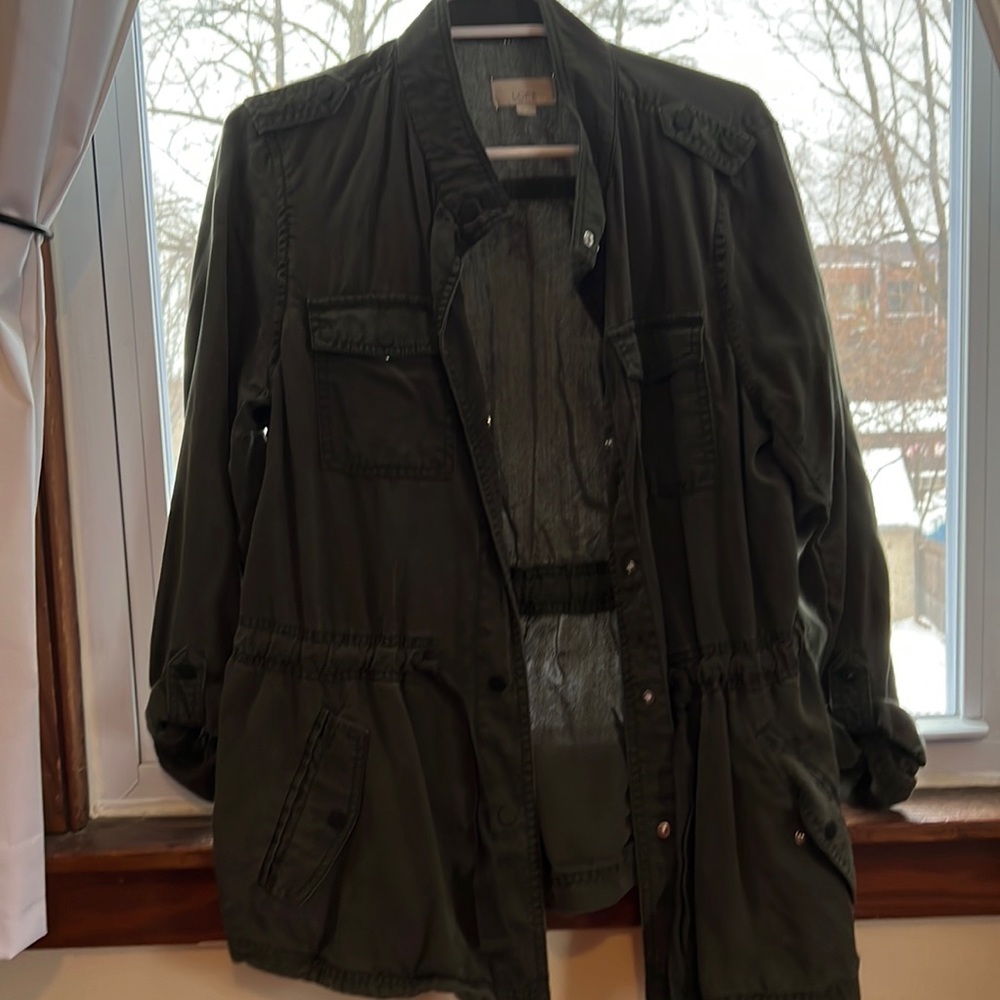 Loft Army Green Light Weight Jacket